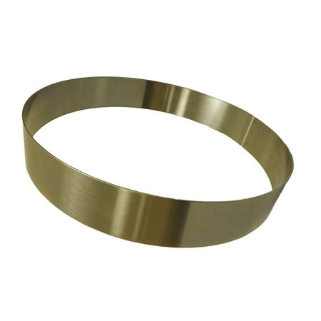Allied Metal CRS33 Stainless Steel Cake Ring with Smooth Deburred Edge 3 by 3-Inch