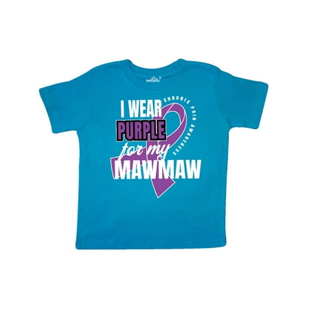 Inktastic Chronic Pain I Wear Purple For My Mawmaw Gift Toddler Boy or Toddler Girl T-Shirt
Inktastic Chronic Pain I Wear Purple For My Mawmaw Gift Toddler Boy or Toddler Girl T-Shirt