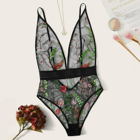 Qcmgmg Deep V Teddy Lingerie for Women Nightgown Chemise Sleepwear Bodysuit Women Mesh Sexy Embroidery Babydoll XXL
Qcmgmg Deep V Teddy Lingerie for Women Nightgown Chemise Sleepwear Bodysuit Women Mesh Sexy Embroidery Babydoll XXL