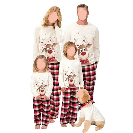 Tretra Family Christmas Pjs Matching Sets Baby Christmas Matching Jammies for Adults and Kid Sleepwear Set
Tretra Family Christmas Pjs Matching Sets Baby Christmas Matching Jammies for Adults and Kid Sleepwear Set