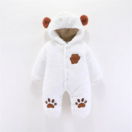 Hunpta Infant Newborn Baby Boys Girls Long Sleeve Cute Cartoon Fleece Patchwork Bear Ears Hooded Romper Jumpsuit Outfit Clothes Coat
Hunpta Infant Newborn Baby Boys Girls Long Sleeve Cute Cartoon Fleece Patchwork Bear Ears Hooded Romper Jumpsuit Outfit Clothes Coat