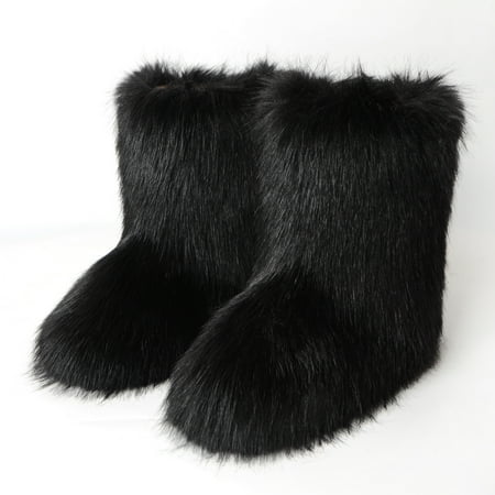Women s Faux fur Boot Furry Fluffy Short Snow Boot -Calf Boots Warm Comfortable Outdoor Flat Shoes
Women s Faux fur Boot Furry Fluffy Short Snow Boot -Calf Boots Warm Comfortable Outdoor Flat Shoes