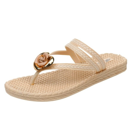Cathalem Summer Popular Glitter Slippers For Ladies Indoor Outdoor Flat Slippers Beige 40
Cathalem Summer Popular Glitter Slippers For Ladies Indoor Outdoor Flat Slippers Beige 40