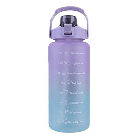 2L Water Bottle Time Marker Extra Large Leakproof Sport Water Bottle With Straw
2L Water Bottle Time Marker Extra Large Leakproof Sport Water Bottle With Straw