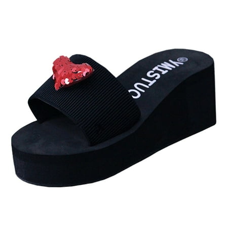 Sandals Women Fashion 2023 Summer New Love Fashion Korean Thick Sole Slope Heel Slippers Anti Slip Beach High Heel Sandals Shoes For Women Sandals Dressy
Sandals Women Fashion 2023 Summer New Love Fashion Korean Thick Sole Slope Heel Slippers Anti Slip Beach High Heel Sandals Shoes For Women Sandals Dressy