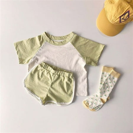 nsendm Baby Newborn Infant Girls Boys Cotton Summer Patchwork Color Block Short Sleeve Tshirt Baby Suspenders And Bow Tie Set Childrenscostume Green 3-4 Years
nsendm Baby Newborn Infant Girls Boys Cotton Summer Patchwork Color Block Short Sleeve Tshirt Baby Suspenders And Bow Tie Set Childrenscostume Green 3-4 Years