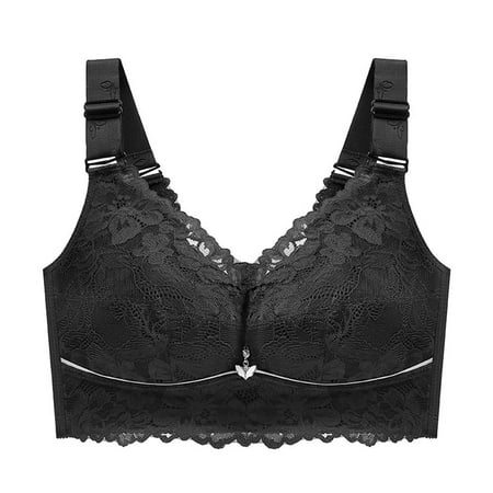Qiaocaity Women Bras High Support Underwear Women Fashion Sports Lace Bra Wire Free Underwear One-Piece Bra Everyday Underwear Black XL
Qiaocaity Women Bras High Support Underwear Women Fashion Sports Lace Bra Wire Free Underwear One-Piece Bra Everyday Underwear Black XL