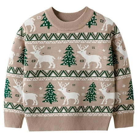 Kids Boys Girls Toddler Christmas Knitted Sweater Pullover Casual Sweatshirt Cartoon Elk Pattern Soft Comfortable
Kids Boys Girls Toddler Christmas Knitted Sweater Pullover Casual Sweatshirt Cartoon Elk Pattern Soft Comfortable