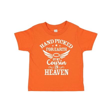 Inktastic Handpicked for Earth by My Cousin in Heaven with Angel Wings Gift Toddler Boy or Toddler Girl T-Shirt
Inktastic Handpicked for Earth by My Cousin in Heaven with Angel Wings Gift Toddler Boy or Toddler Girl T-Shirt
