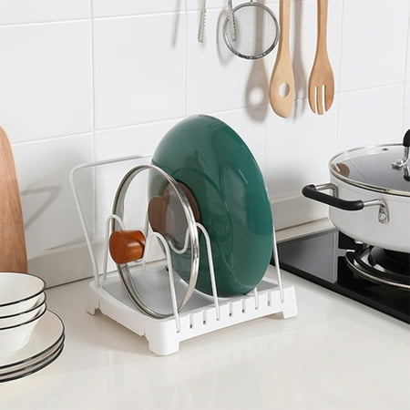 Pot Lid Organizer for Cabinet Utensil Spoon Rest with Drip Pad Adjustable Compartment Kitchen
Pot Lid Organizer for Cabinet Utensil Spoon Rest with Drip Pad Adjustable Compartment Kitchen
