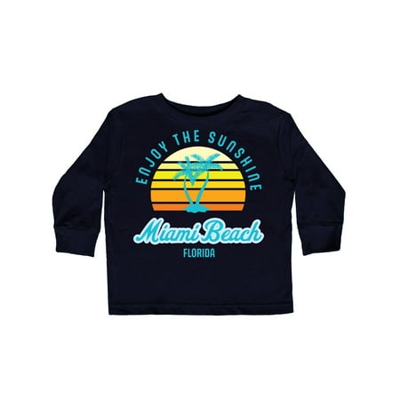 Inktastic Summer Enjoy the Sunshine Miami Beach Florida in Blue Gift Toddler Boy or Toddler Girl Long Sleeve T-Shirt
Inktastic Summer Enjoy the Sunshine Miami Beach Florida in Blue Gift Toddler Boy or Toddler Girl Long Sleeve T-Shirt