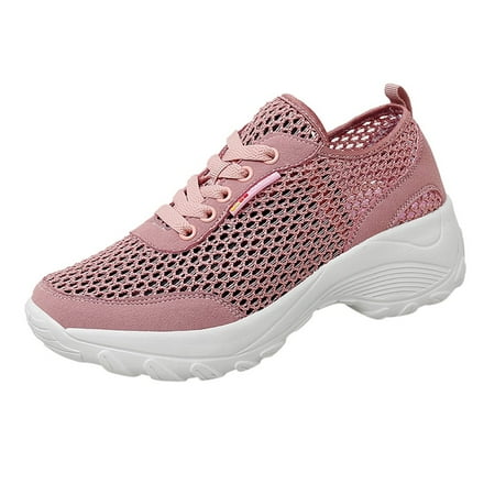Follure Girl women s casual shoes Fashion Women s Shoes Breathable Lace-up Mesh Outdoor Leisure Casual Sneakers Pink 40
Follure Girl women s casual shoes Fashion Women s Shoes Breathable Lace-up Mesh Outdoor Leisure Casual Sneakers Pink 40