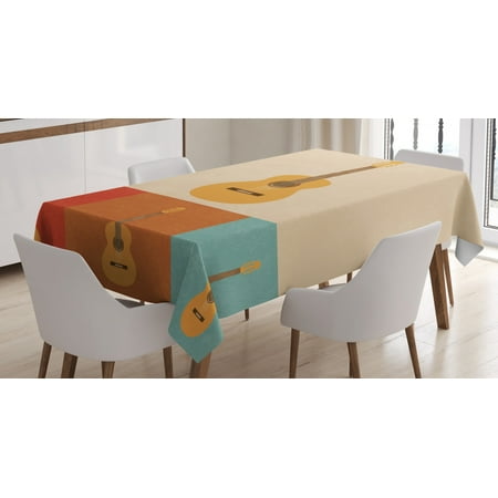 Guitar Tablecloth Retro Icons Acoustic Guitars in Colorful Frames Nostalgic Music Stringed Instrument Rectangular Table Cover for Dining Room Kitchen 52 X 70 Inches Multicolor by Ambesonne
Guitar Tablecloth Retro Icons Acoustic Guitars in Colorful Frames Nostalgic Music Stringed Instrument Rectangular Table Cover for Dining Room Kitchen 52 X 70 Inches Multicolor by Ambesonne