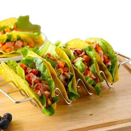 Fovolat Taco Holder Stand Taco Tray Holds up to 4 Tacos Taco Tray Use as a Shell Baking Rack Safe for Dishwasher Oven and Grill way
Fovolat Taco Holder Stand Taco Tray Holds up to 4 Tacos Taco Tray Use as a Shell Baking Rack Safe for Dishwasher Oven and Grill way