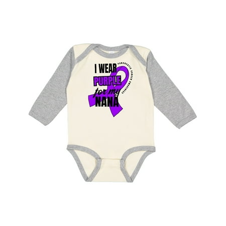 Inktastic I Wear Purple for My Nana Pancreatic Cancer Awareness Gift Baby Boy or Baby Girl Long Sleeve Bodysuit
Inktastic I Wear Purple for My Nana Pancreatic Cancer Awareness Gift Baby Boy or Baby Girl Long Sleeve Bodysuit