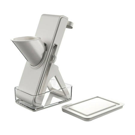 UDIYO Vegetable Slicer 1 Set Vegetable Slicer Food Grade Rust-proof ABS Potato Cucumber Vegetable Chopper with Container Set for Home
UDIYO Vegetable Slicer 1 Set Vegetable Slicer Food Grade Rust-proof ABS Potato Cucumber Vegetable Chopper with Container Set for Home