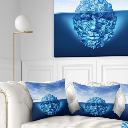 DESIGN ART Designart 'Exploration and Discovery' Abstract Throw Pillow