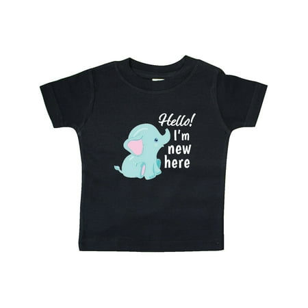 Inktastic Hello I m New Here with Cute Baby Elephant Gift Baby Boy or Baby Girl T-Shirt
Inktastic Hello I m New Here with Cute Baby Elephant Gift Baby Boy or Baby Girl T-Shirt