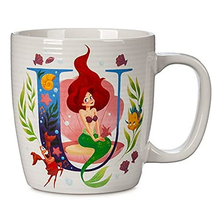 Disney Parks ABC Collection U Under the Sea Coffee Mug