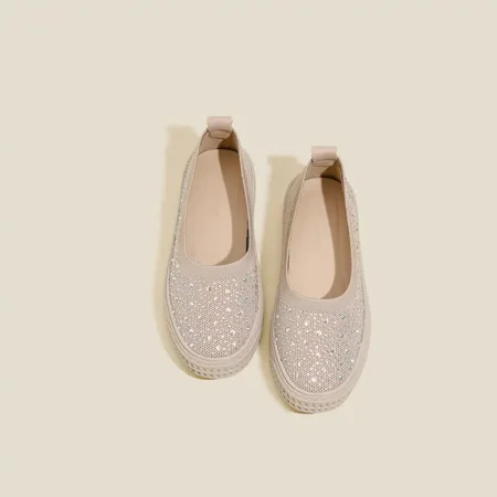 Women‘s Knit Flat Loafer Shoes Lightweight Breathable Rhinestone Slip On Shoes Women‘s Footwear
Women‘s Knit Flat Loafer Shoes Lightweight Breathable Rhinestone Slip On Shoes Women‘s Footwear