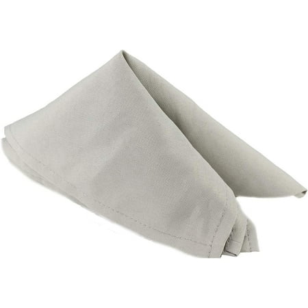 Trimming Shop 20x20In Dinner Table Napkins Cotton Polyester Grey Cloth Napkins 50pcs
Trimming Shop 20x20In Dinner Table Napkins Cotton Polyester Grey Cloth Napkins 50pcs