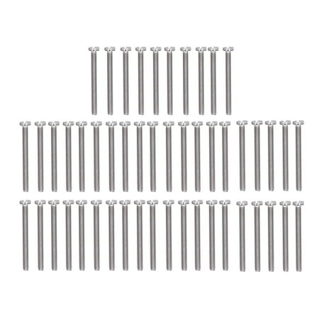 50Pcs Cheese Head Slot Screw A2‑70 Stainless Steel for Accuracy Machinery Household M3M3x30
50Pcs Cheese Head Slot Screw A2‑70 Stainless Steel for Accuracy Machinery Household M3M3x30