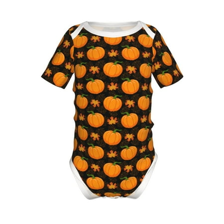 Junzan Orange Pumpkin And Autumn Maple Print Short-Sleeve Baby Climbing Clothes Bodysuits for Infant One-Piece for Baby Boys & Girls Baby Clothes Baby Romper with Snap Closure-6 Months
Junzan Orange Pumpkin And Autumn Maple Print Short-Sleeve Baby Climbing Clothes Bodysuits for Infant One-Piece for Baby Boys & Girls Baby Clothes Baby Romper with Snap Closure-6 Months