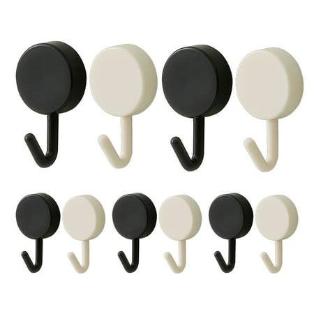 Farfi 10Pcs Wall Mounted Hole-free Heavy Duty Adhesive Hook Home Kitchen Supplies (Black+ White)
Farfi 10Pcs Wall Mounted Hole-free Heavy Duty Adhesive Hook Home Kitchen Supplies (Black+ White)
