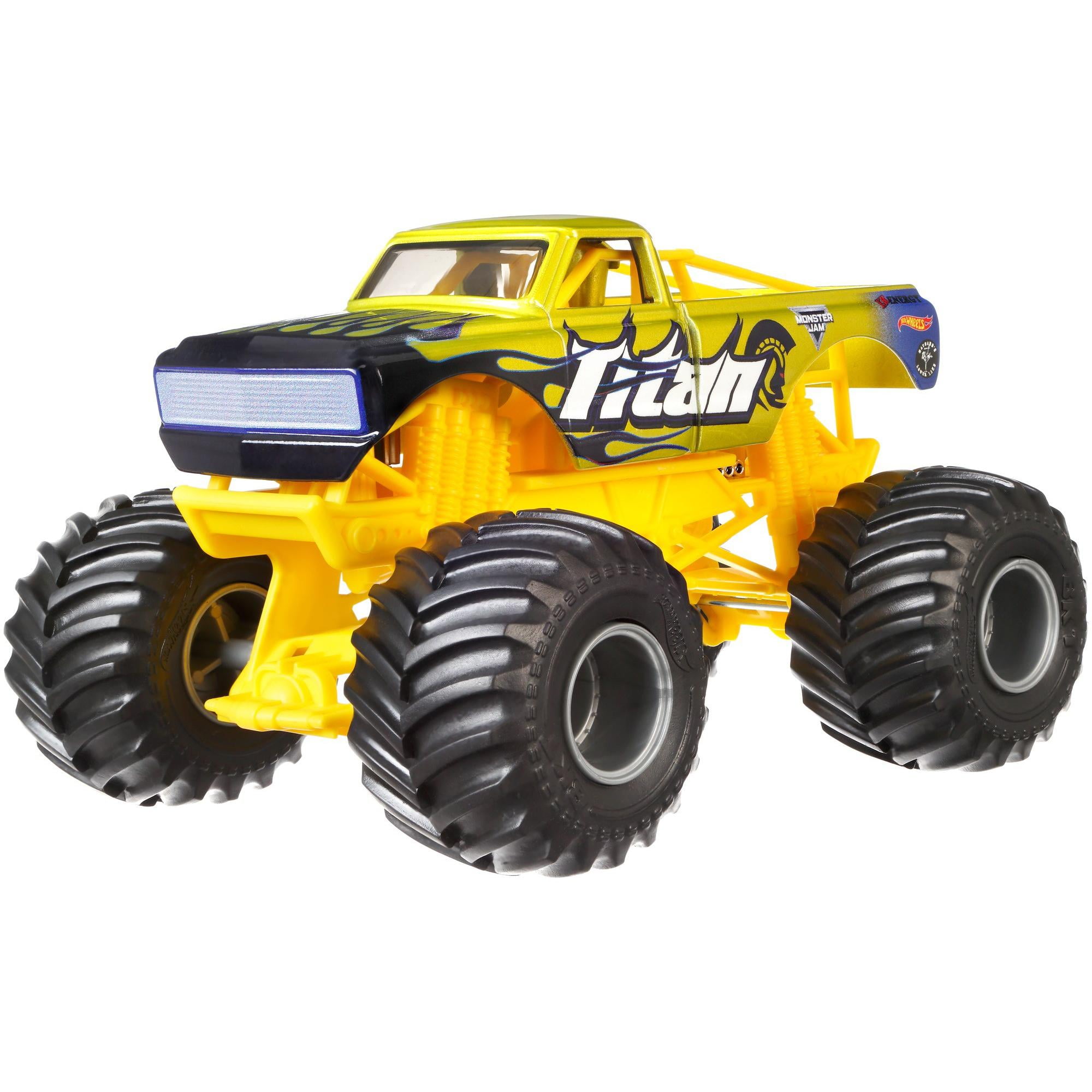 Monster Jam Hot Wheels Scale Titan Play Vehicle Walmart
