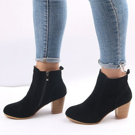 Gubotare Womens Winter Boots Womens Ankle Boots Slip on Cutout Pointed Toe Snakeskin Stacked Mid Heel Booties Black 7.5
Gubotare Womens Winter Boots Womens Ankle Boots Slip on Cutout Pointed Toe Snakeskin Stacked Mid Heel Booties Black 7.5