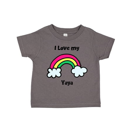 Inktastic I Love My Yaya Gift Toddler Boy or Toddler Girl T-Shirt