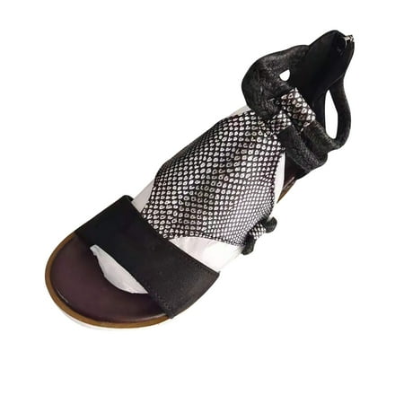 Lyinloo Woman Summer Sandals Open Toe Casual Platform Wedge Shoes Casual Canvas Shoes Black 43
Lyinloo Woman Summer Sandals Open Toe Casual Platform Wedge Shoes Casual Canvas Shoes Black 43