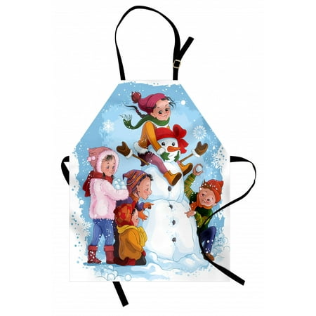 Snowman Apron Cartoon Style Design of Playing Outside in the Snow Holiday Feels Unisex Kitchen Bib with Adjustable Neck for Cooking Gardening Adult Size Multicolor by Ambesonne
Snowman Apron Cartoon Style Design of Playing Outside in the Snow Holiday Feels Unisex Kitchen Bib with Adjustable Neck for Cooking Gardening Adult Size Multicolor by Ambesonne