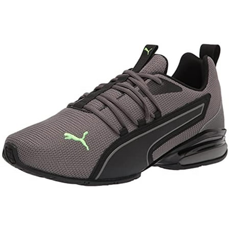 PUMA Men s Axelion NXT Running Shoe Castlerock-Green Glare 11.5