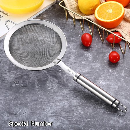 Premium Fine Stainless Steel Mesh Colander with Hanging Ear for Kitchen Supplies New
Premium Fine Stainless Steel Mesh Colander with Hanging Ear for Kitchen Supplies New