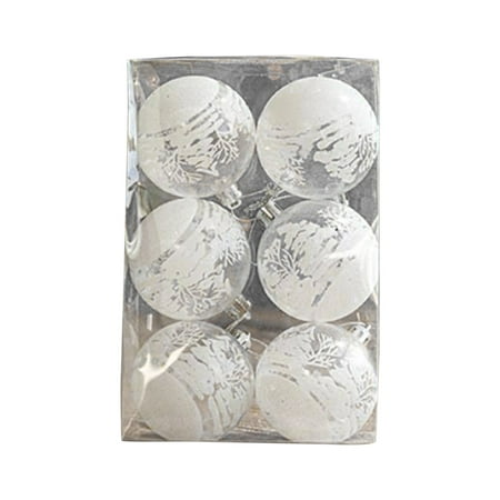 FHKOEGHS Chandelier Beads Decorative Chain for Hanging Pictures Diameter 6CM Transparent Christmas Ball Boxed Blue Transparent White Transparent Painted Acrylic Christmas Tree Decorations A Box Of 6
FHKOEGHS Chandelier Beads Decorative Chain for Hanging Pictures Diameter 6CM Transparent Christmas Ball Boxed Blue Transparent White Transparent Painted Acrylic Christmas Tree Decorations A Box Of 6