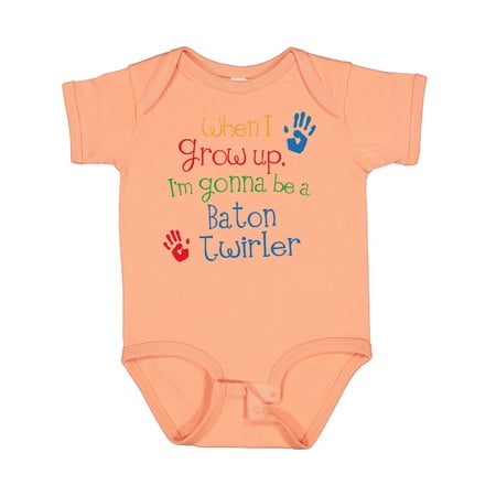 Inktastic Baton Twirler Future Gift Baby Boy or Baby Girl Bodysuit