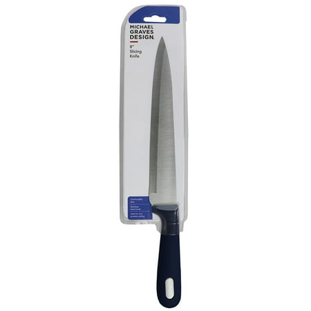 Michael Graves Design Comfortable Grip 8 Inch Stainless Steel Slicing Knife Indigo
Michael Graves Design Comfortable Grip 8 Inch Stainless Steel Slicing Knife Indigo