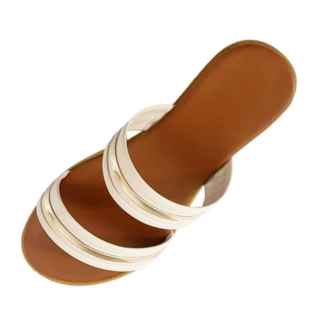 Cathalem Fashion Women Beach Slip On Soft Sole Casual Open Toe Non Slip Flat Breathable Slippers Shoes Sandals Beige 37
Cathalem Fashion Women Beach Slip On Soft Sole Casual Open Toe Non Slip Flat Breathable Slippers Shoes Sandals Beige 37