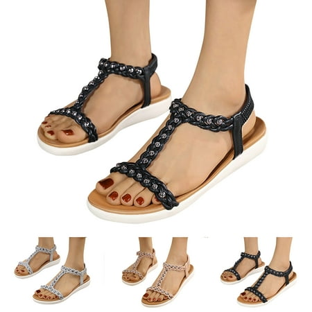 Cathalem Women Sandals Flip Flops Women Sandals Fashion New National Style Characteristic Flat Pearl Sandals Heels for Women Grey 6.5
Cathalem Women Sandals Flip Flops Women Sandals Fashion New National Style Characteristic Flat Pearl Sandals Heels for Women Grey 6.5