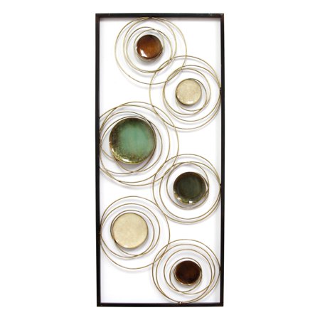Geometric Rings Panel Wall Decor