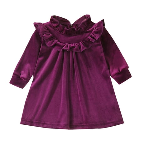 Rovga Toddler Kids Girls Fashionable Lace Collar Long Sleeves Gold Velvet Princess Dress Cute Casual Dress
Rovga Toddler Kids Girls Fashionable Lace Collar Long Sleeves Gold Velvet Princess Dress Cute Casual Dress
