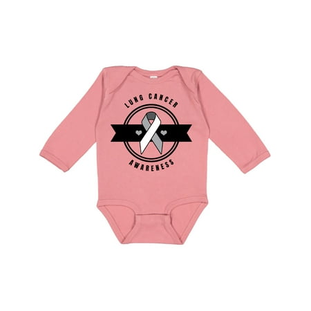 Inktastic Lung Cancer Awareness with White Ribbon Banner and Hearts Gift Baby Boy or Baby Girl Long Sleeve Bodysuit
Inktastic Lung Cancer Awareness with White Ribbon Banner and Hearts Gift Baby Boy or Baby Girl Long Sleeve Bodysuit