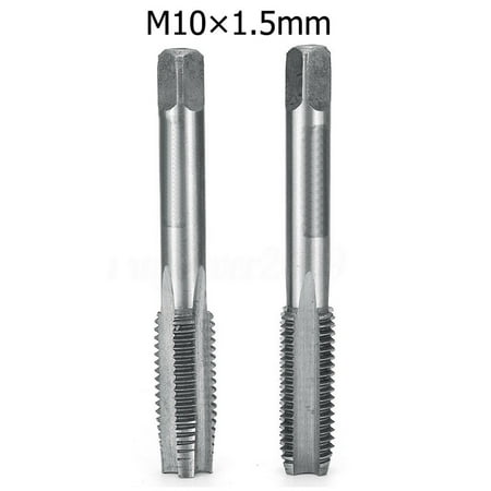2Pcs/Set Hss Spiral Point Straight Fluted Screw Thread Metric Hand Tap Drills