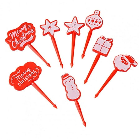 Dessert Forks 8Pcs Cute Christmas Element Non-slip Creative Cartoon Christmas Fruit Sticks for Home
Dessert Forks 8Pcs Cute Christmas Element Non-slip Creative Cartoon Christmas Fruit Sticks for Home
