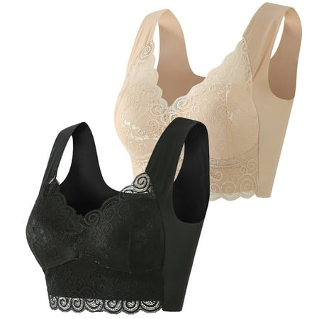 Mackneog Best Bras for Women 2 Pieces Lace Bra Plus Size Bra Women Underwear Bralette Crop Top Sexy Female Bra Large Tube Top Female Push Up Brassiere Laced Bra NylonSpandex
Mackneog Best Bras for Women 2 Pieces Lace Bra Plus Size Bra Women Underwear Bralette Crop Top Sexy Female Bra Large Tube Top Female Push Up Brassiere Laced Bra NylonSpandex