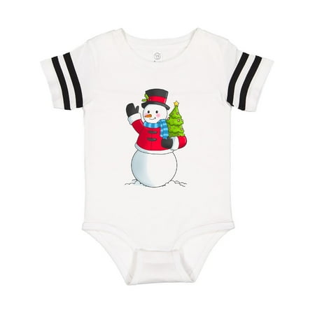 Inktastic Snowman Holding Christmas Tree Gift Baby Boy or Baby Girl Bodysuit
Inktastic Snowman Holding Christmas Tree Gift Baby Boy or Baby Girl Bodysuit