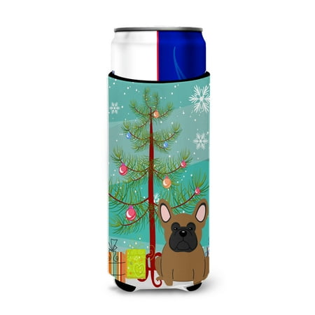Caroline s Treasures BB4138MUK Merry Christmas Tree French Bulldog Brown Michelob Ultra Hugger for slim cans Slim Can
Caroline s Treasures BB4138MUK Merry Christmas Tree French Bulldog Brown Michelob Ultra Hugger for slim cans Slim Can