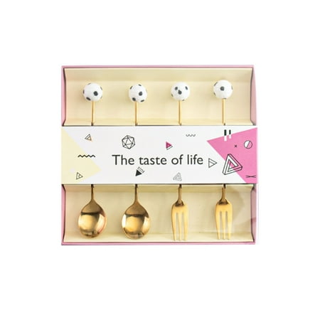 Dasbsug Fruit Forks Creative Tablewares Dessert Spoons 2 Styles for Stirring Ice Cream
Dasbsug Fruit Forks Creative Tablewares Dessert Spoons 2 Styles for Stirring Ice Cream