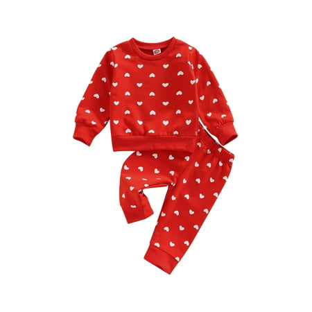 Valentine s Day Spring Fall Newborn Baby Boys Girls Clothes Sets Heart Print Long Sleeve Red Pullover Sweatshirts+Elastic Waist Pants
Valentine s Day Spring Fall Newborn Baby Boys Girls Clothes Sets Heart Print Long Sleeve Red Pullover Sweatshirts+Elastic Waist Pants